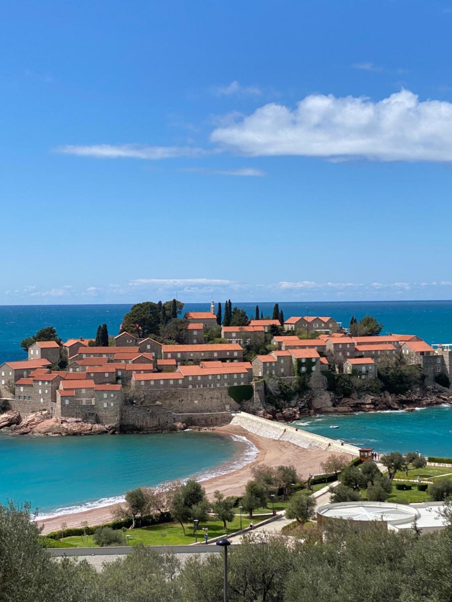 Apartment Dzaleta Sveti Stefan Bagian luar foto